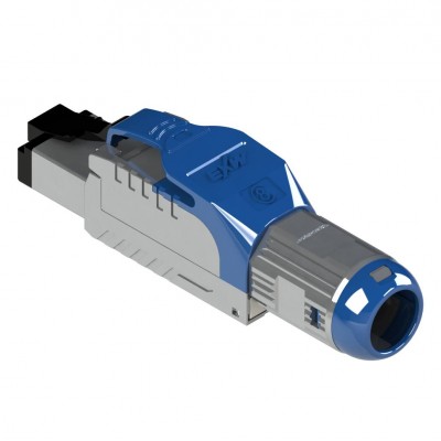 RJ45 Toolless Cat8 Connectors For Cat8 SFTP Cable